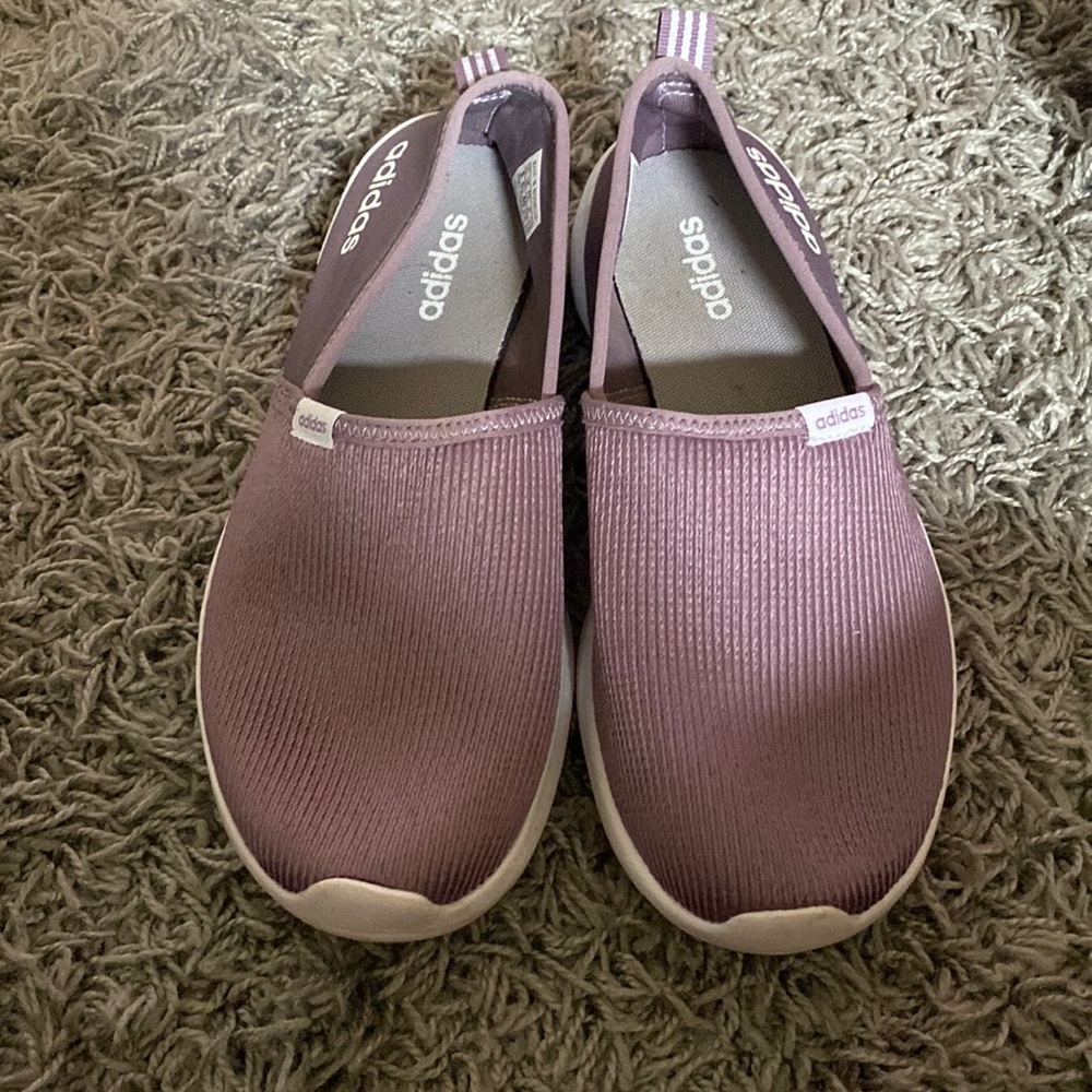 Purple adidas
